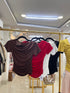 Asymmetrical Neckline Fitted Bodycon Tops